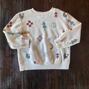Little Co. by Lauren Conrad Christmas Pattern Sweatshirt